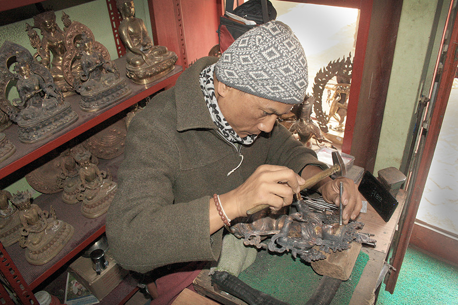 Kathmandu's metal sculptors have a new enemy—technology
