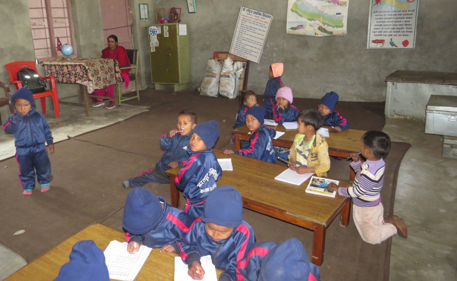 Trapped between the shortfall of students and government policy, Kamalpur Basic School in Chitwan faces an uncertain future