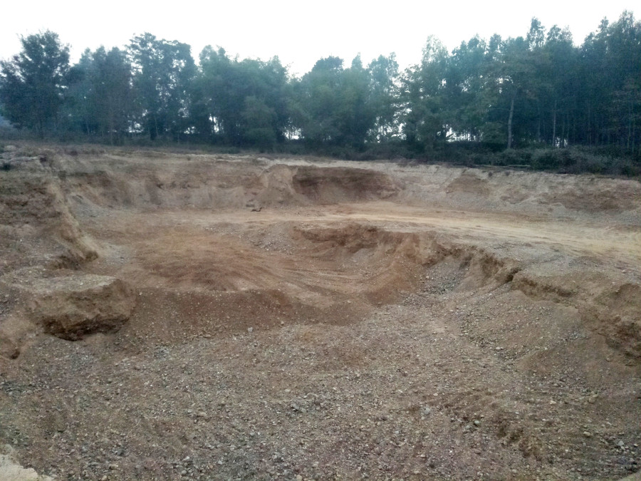 Illegal crusher industry operating in Rameshwornath Community Forest in spite of ban