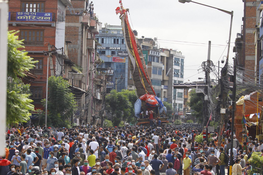 Authorities caught unawares of protests despite calls for allowing the Machhindranath chariot festival