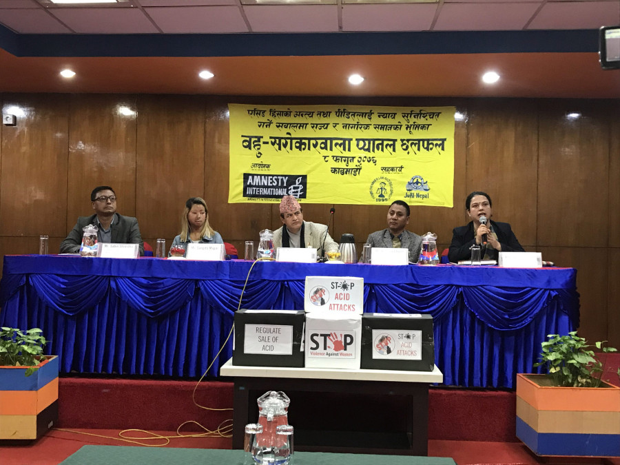 Regulate sale of acid, rights activists and attack survivors urge government