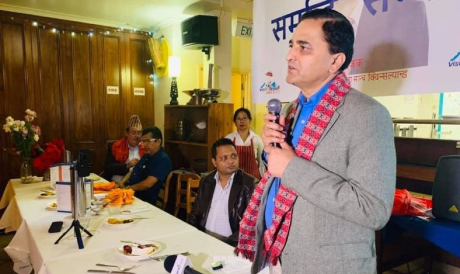 Amid criticism, Tourism Minister Yogesh Bhattarai's rally to promote Visit Nepal Year stopped in Sydney
