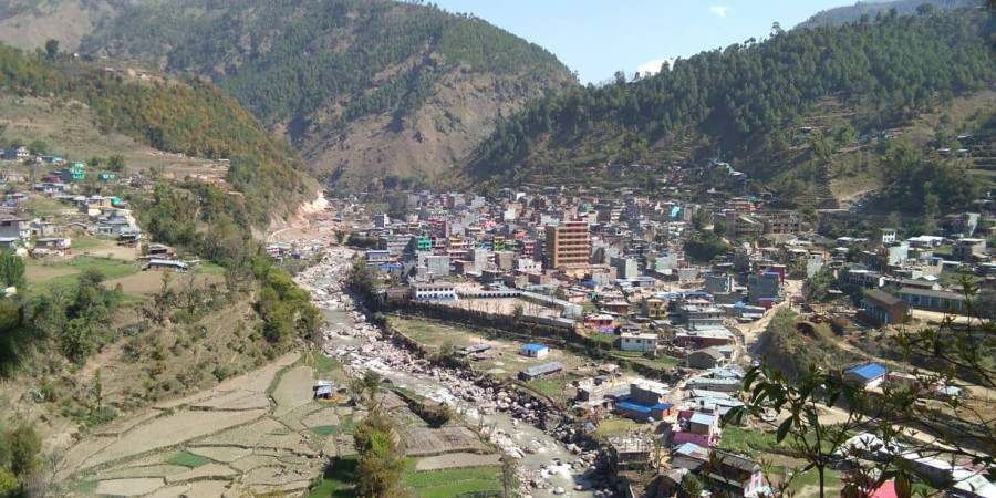 Burtibang along the Mid-Hill Highway among other nine proposed modern towns in disarray
