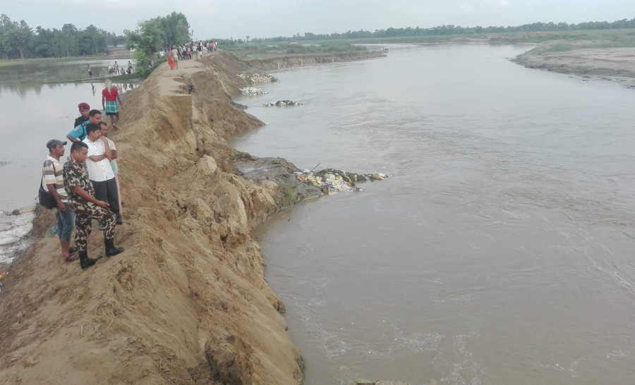 Flood fear looms over villages close to vulnerable embankments in Rautahat