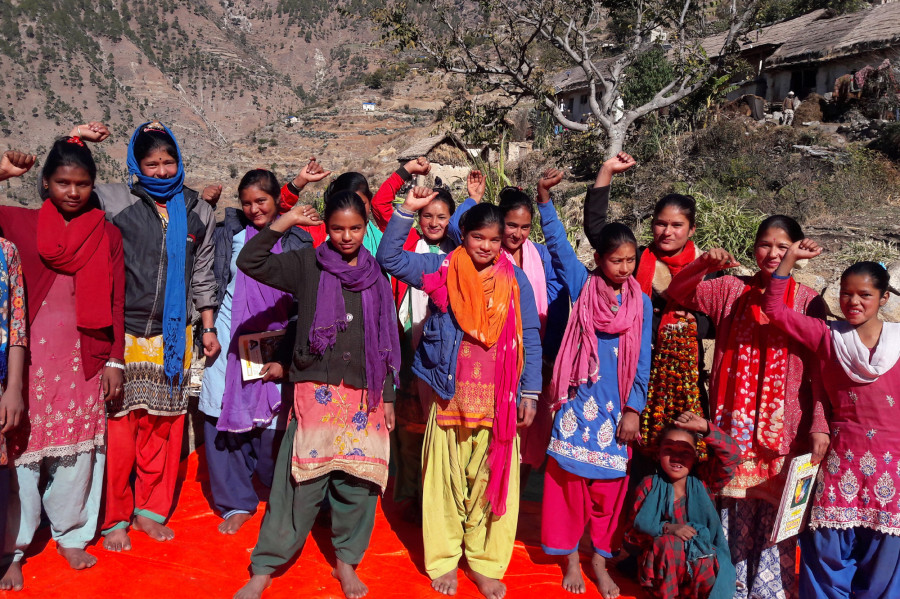 Young girls taking one step at a time to fight menstrual banishment