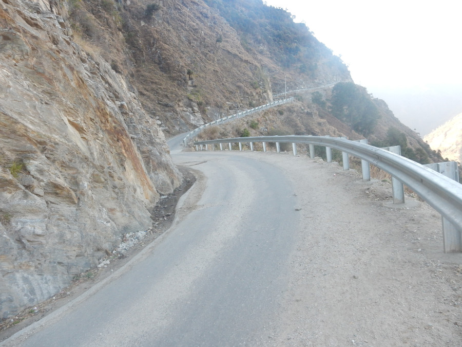 Safety barriers helped reduce number of accidents on Karnali Highway: Police data