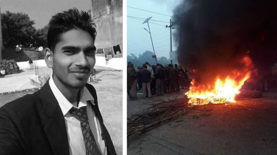 Youth crushed to death by tipper for protesting illegal extraction of riverbed materials in Dhanusa