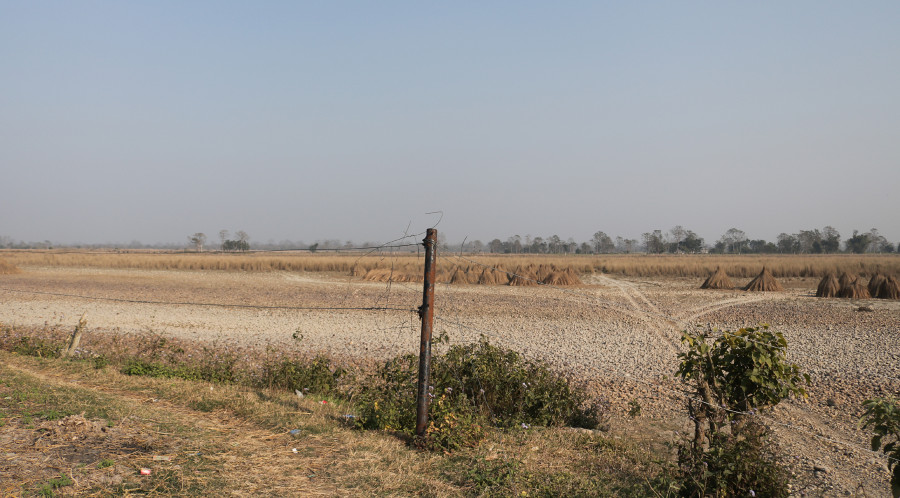 Farmers in Geruwa municipality accuse the Bardiya National Park of encroaching on their farmlands