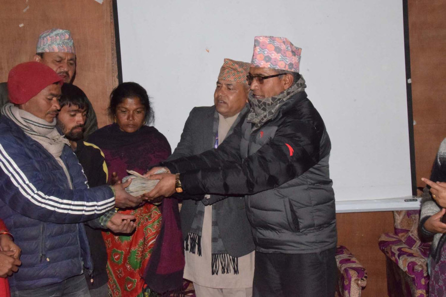 Jayaprithvi Municipality pays off loans of Badi people