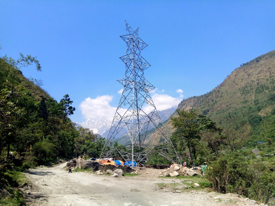 Landslide damage holds up Kali Gandaki transmission line project