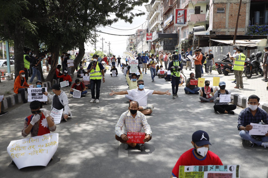 Five foreigners detained over Saturday’s protest banned from entering Nepal for two years