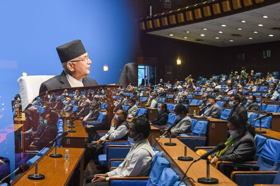 Oli refuses to respond to demand that government furnish details of Rs10 billion it has spent to fight Covid-19