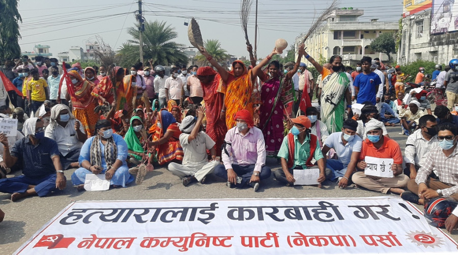 Body of man killed in clash remains in Narayani Hospital for last six days