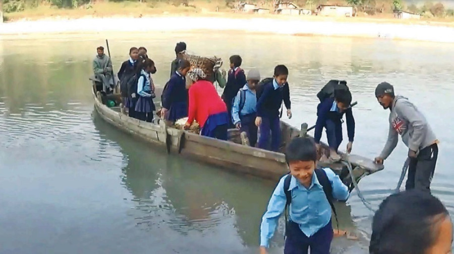 Construction of a bridge over Arun river delayed by a decade