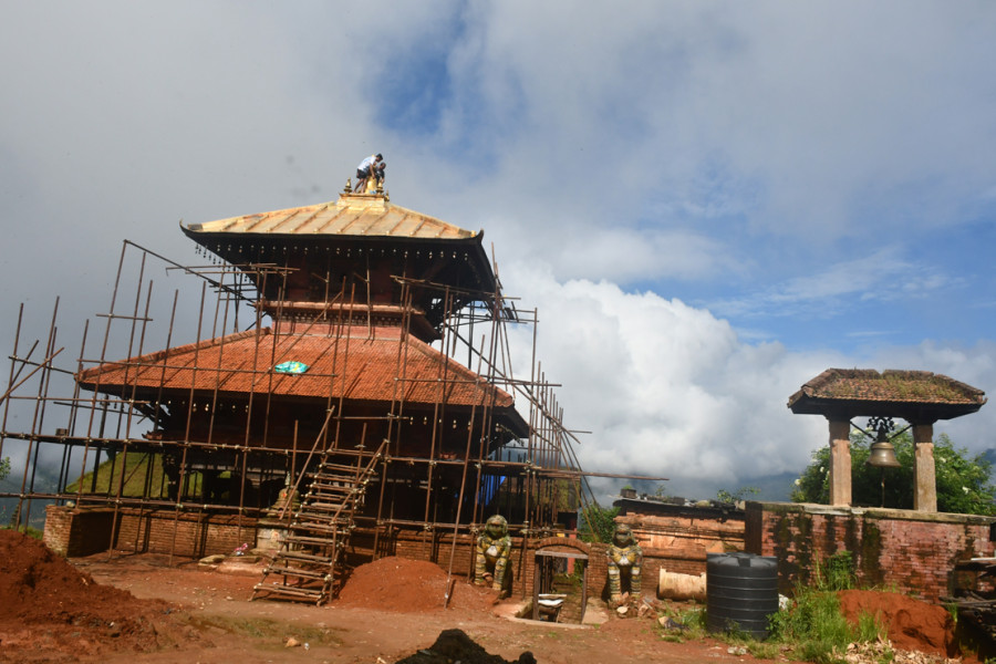 Reconstruction of Bhairavi Temple in Nuwakot completed