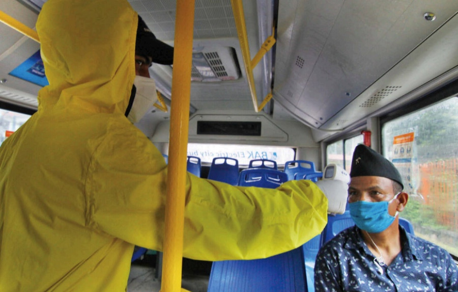 Federation halts public transport, but some private companies resume service in Kathmandu Valley