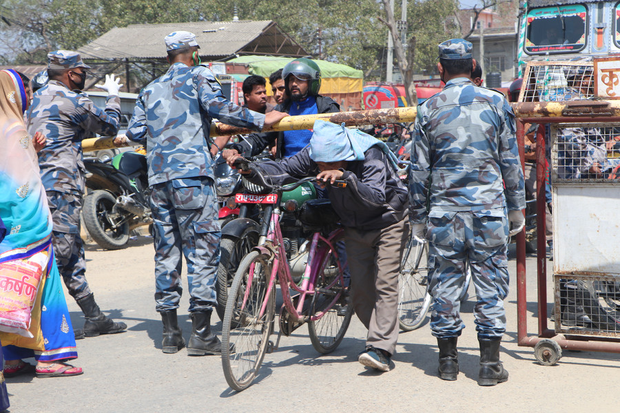 Despite the government’s move to close all border points except four, small border points open for human movement in province 5
