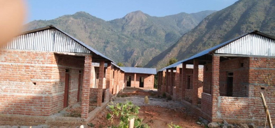 Twenty-five landslide displaced families to get new homes this Dashain