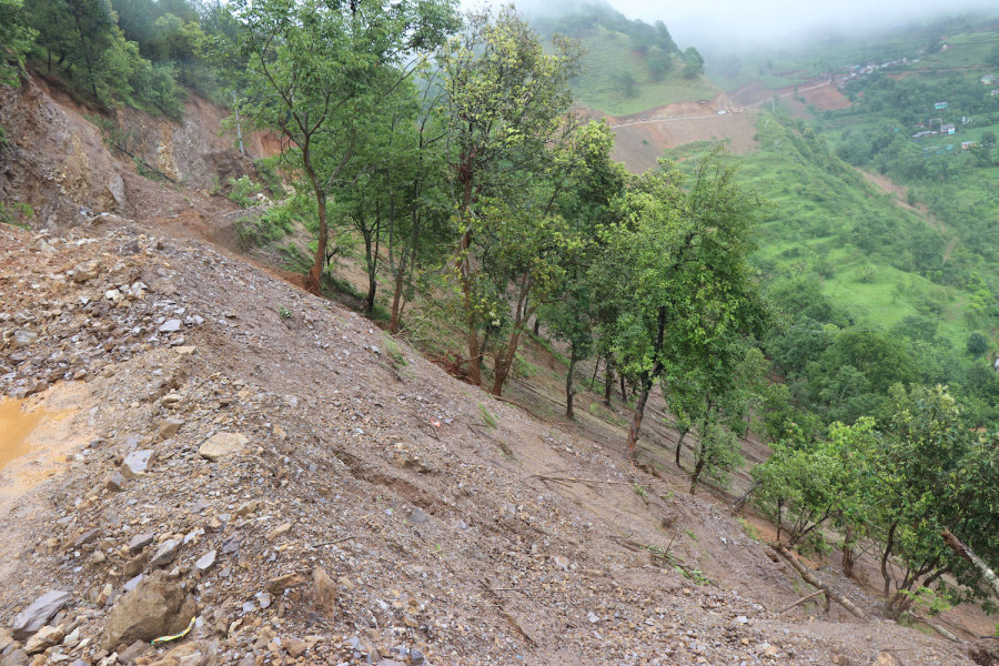 Landslides and floods threaten many settlements in mid-hill region