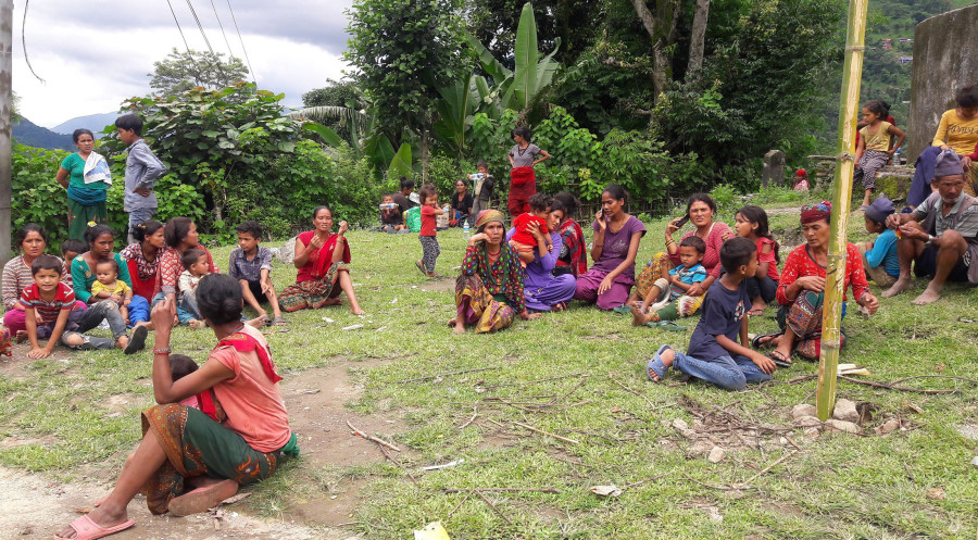 Landslide sweeps away 19 houses in Lamjung local unit