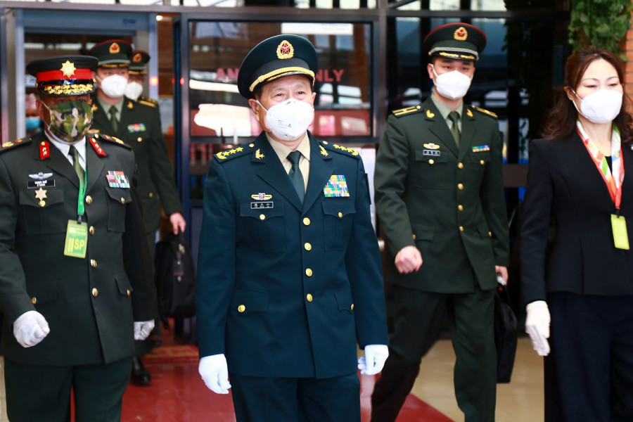 Chinese defense minister says visit aimed at implementing bilateral agreements