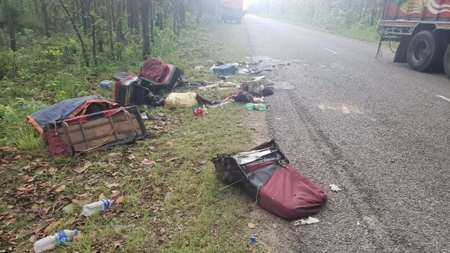 Dozen die, 21 injured as microbus rams into parked truck in Banke