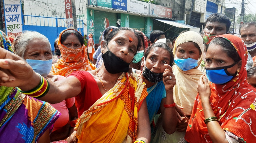 Relief distribution programme in Birgunj fails to cover vulnerable families