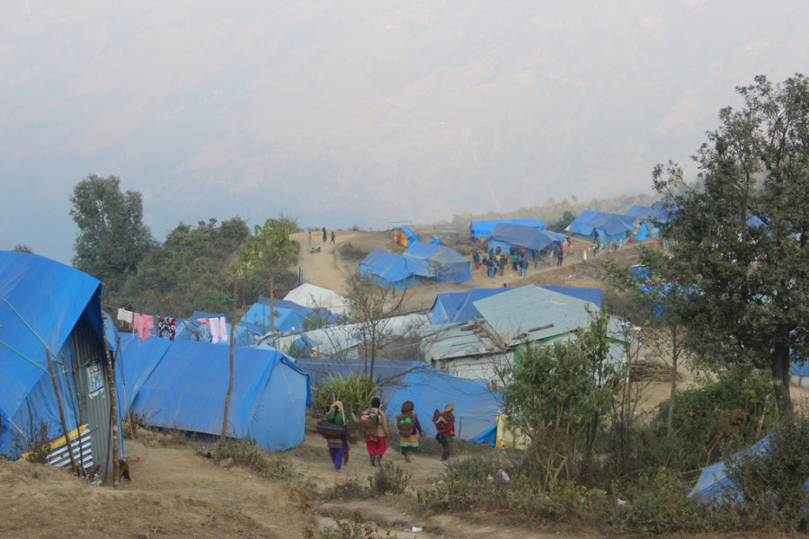 As winter bites, hardship of Lidi landslide survivors worsens