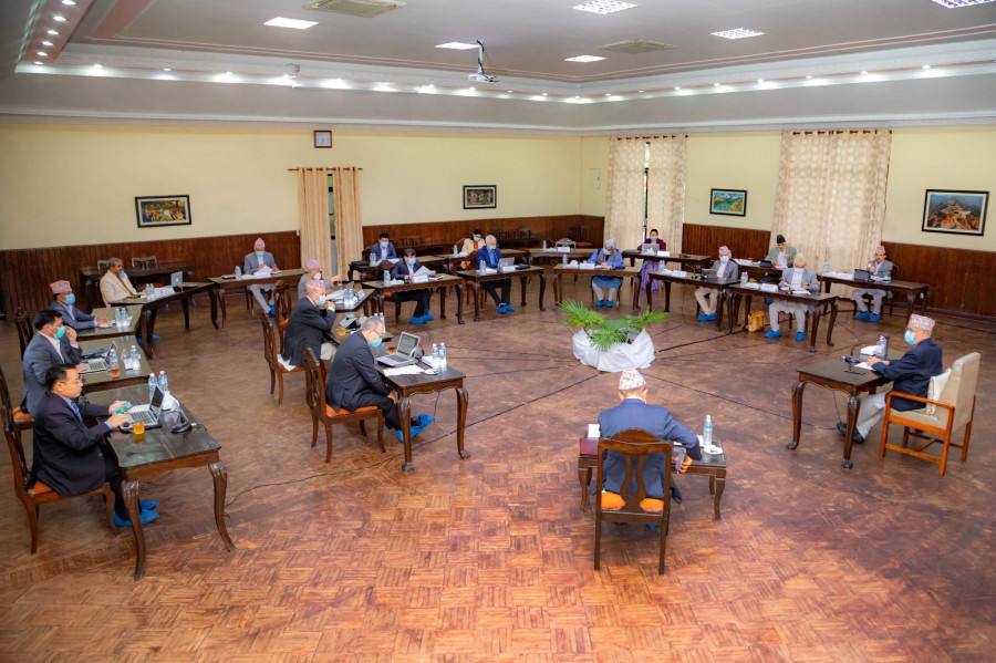 Baluwatar keeps mum over Oli’s status even after his close aides tested positive for Covid-19