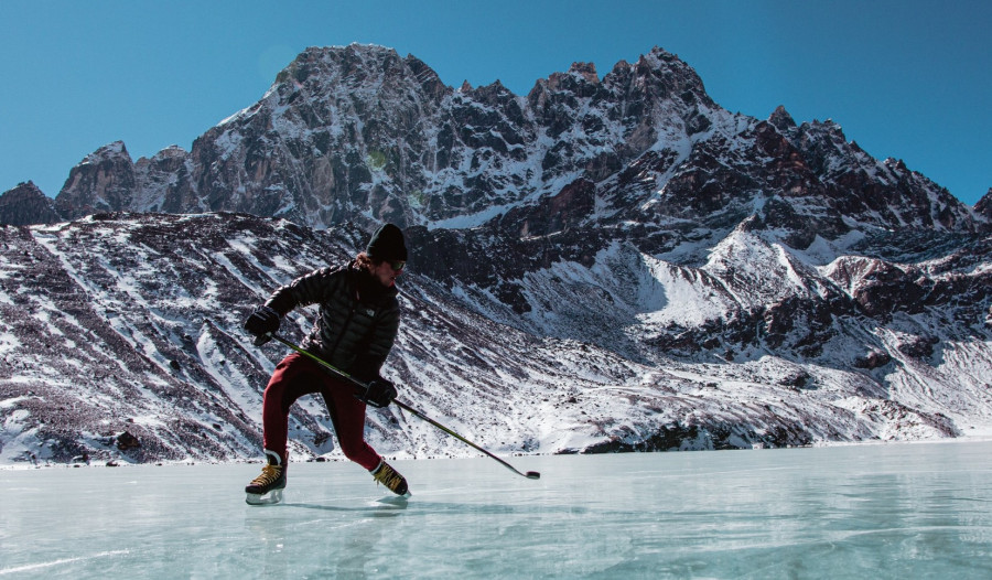 Visit Nepal is holding an ice skating event on Gokyo but it is unclear whether authorities have consented