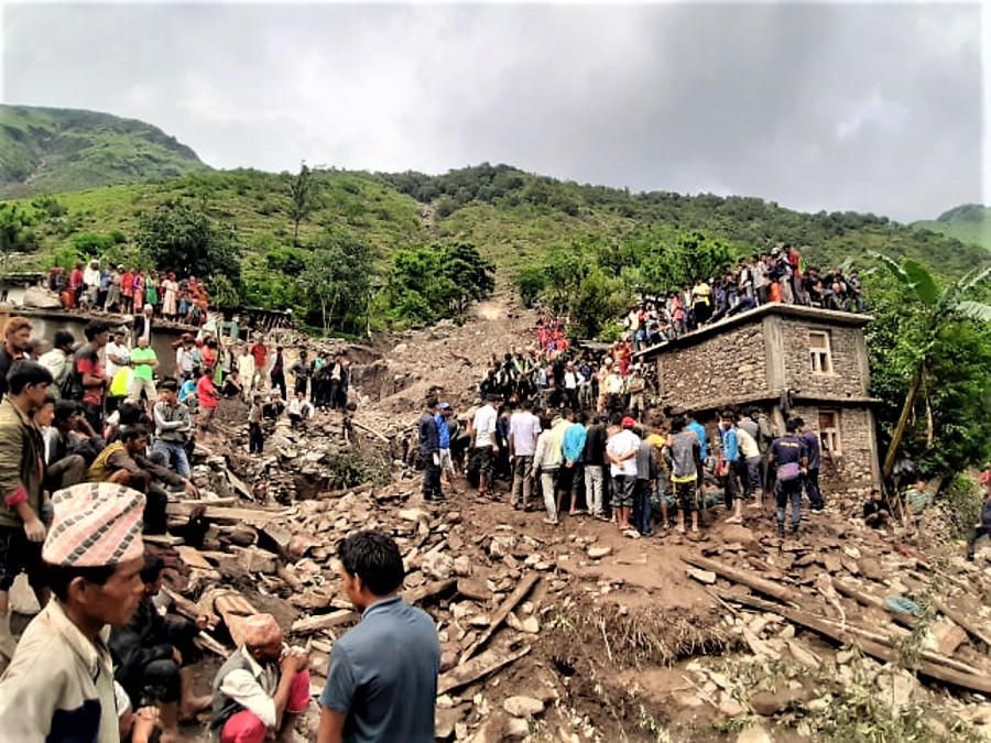 Six people killed, one goes missing in Bajhang landslide