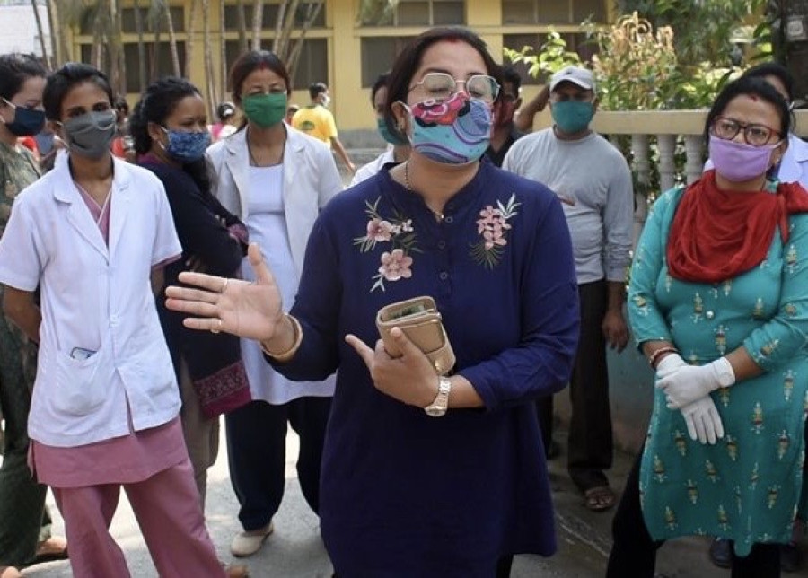 Health workers in Province 1 demand facilities at hospitals to treat Covid-19 patients