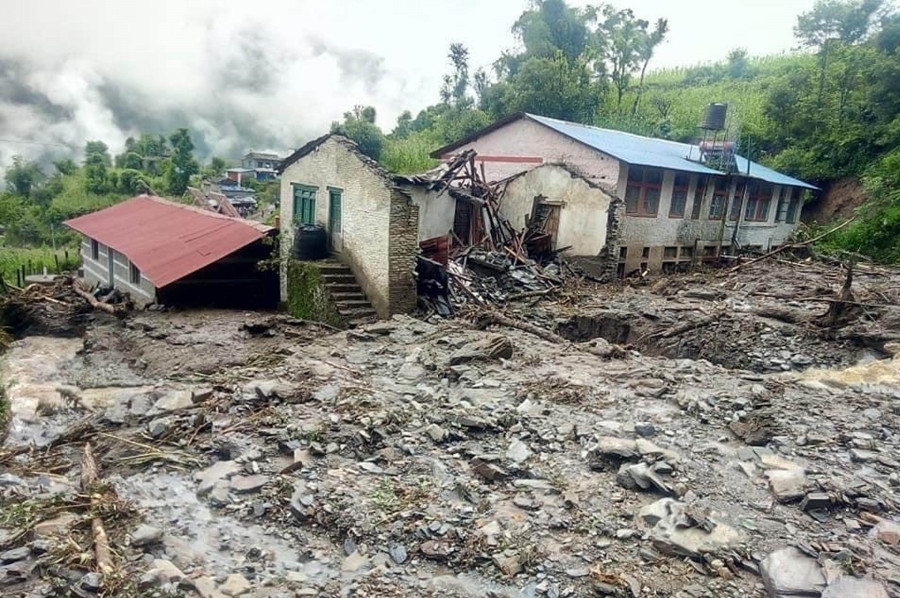 Thirteen dead and dozens missing as heavy rains trigger landslides across Gandaki Province