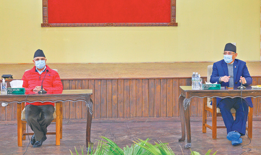 Chinese whispers, Sheetal Niwas and Nepal Communist Party