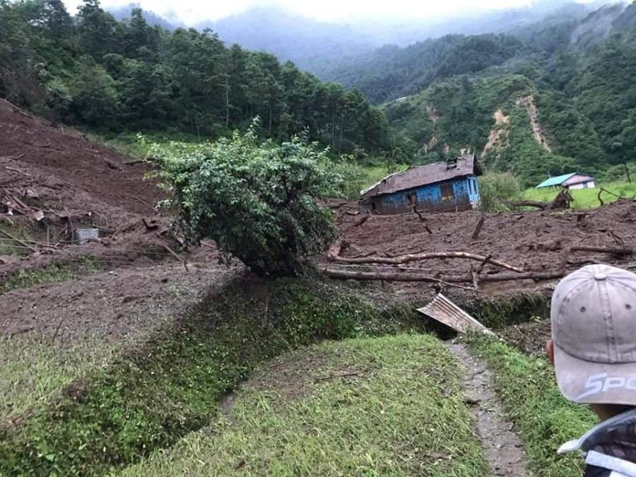 Two killed, three missing in yet another landslide in Sindhupalchok