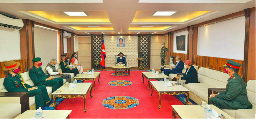 Nepal-India border issues figure during Indian Army chief’s courtesy call on Oli