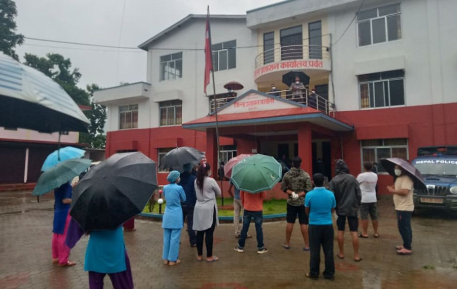 In Parbat, health workers decry lack of proper isolation facility