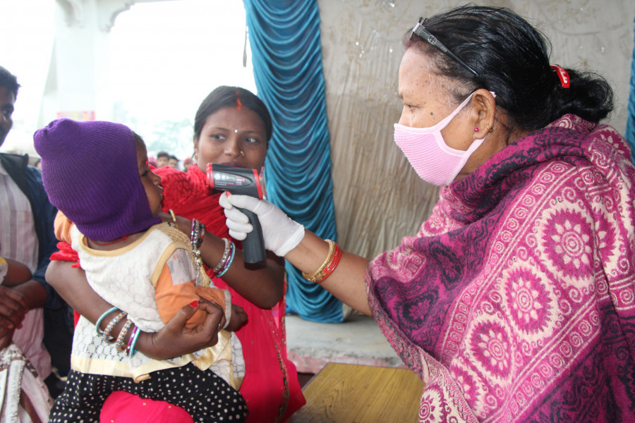 Security measures stepped up in Province 2 following the death of a man in Bihar due to Covid-19