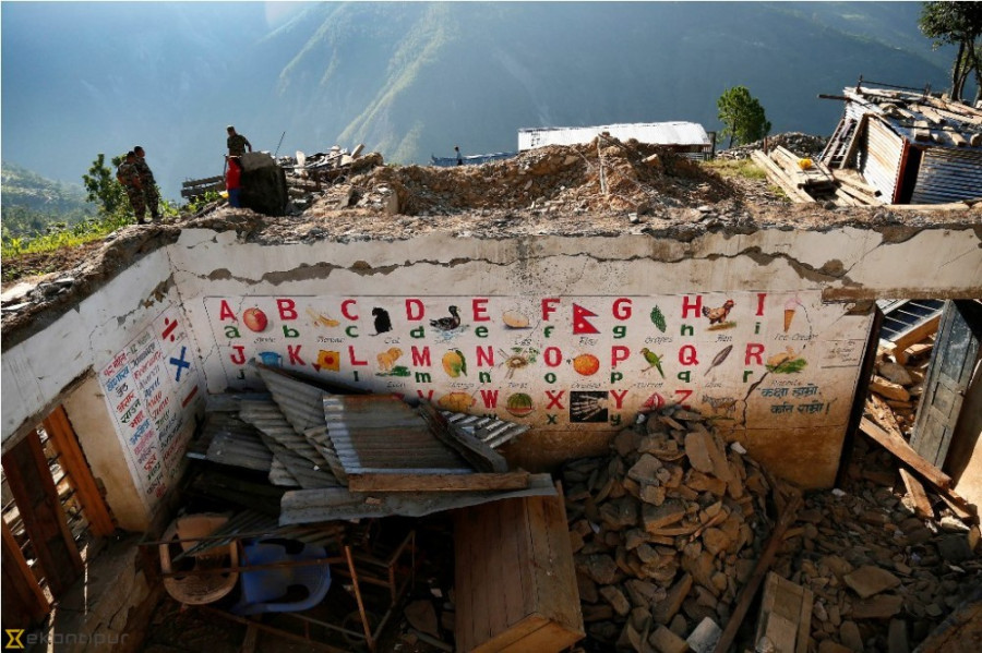Five years after earthquake schools and health centres await reconstruction