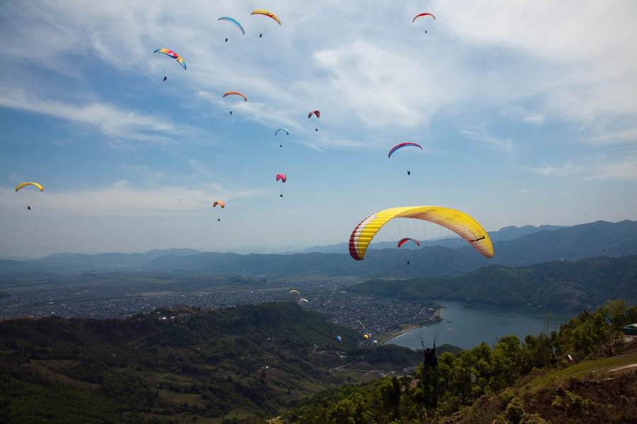 One man killed in paragliding accident in Pokhara on Monday