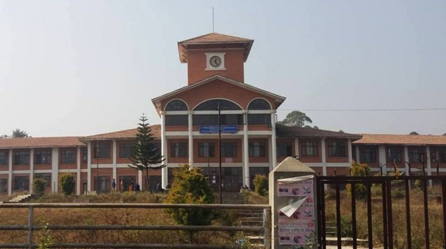 Congress-aligned professors, students padlock Tribhuvan University office