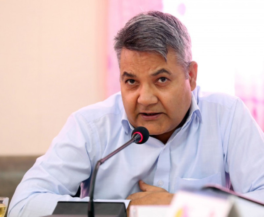 Former minister Baskota files defamation case against Mishra