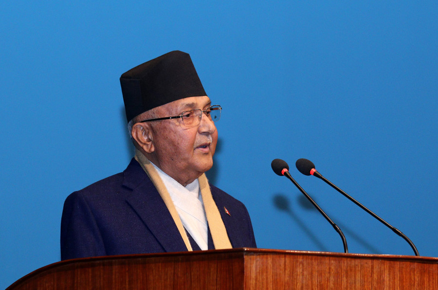 Oli presents a rosy picture of his two years in office, but not all agree
