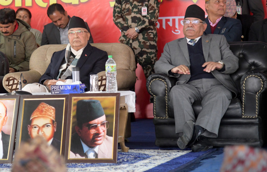 Ruling party appears headed for another confrontation between Oli and Dahal