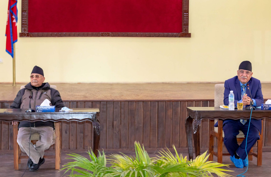 Ruling party Secretariat meeting concludes after Oli presented his document