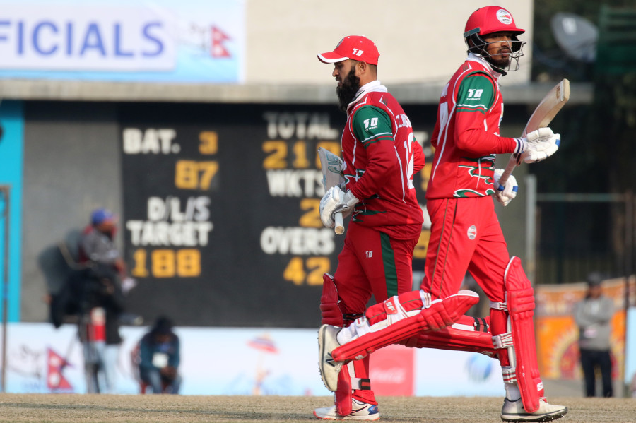 Aqib Ilyas’ all-round performance helps Oman beat Nepal by eight wickets