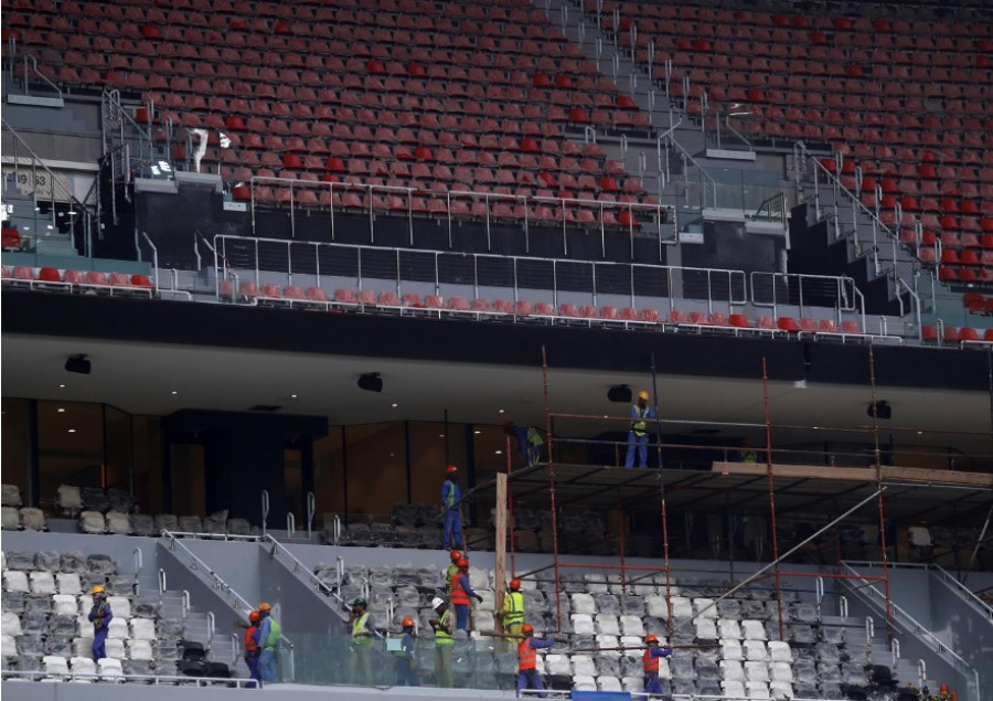 Nepali migrants among unpaid workers for months at a FIFA World Cup stadium in Qatar