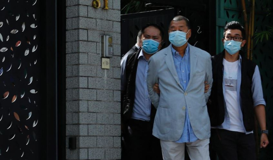 Hong Kong tycoon Jimmy Lai arrested under security law, bearing out 'worst fears'