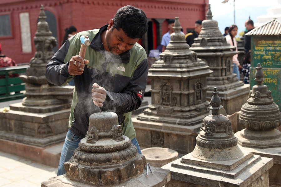 They started by documenting stupas, now they are restoring them