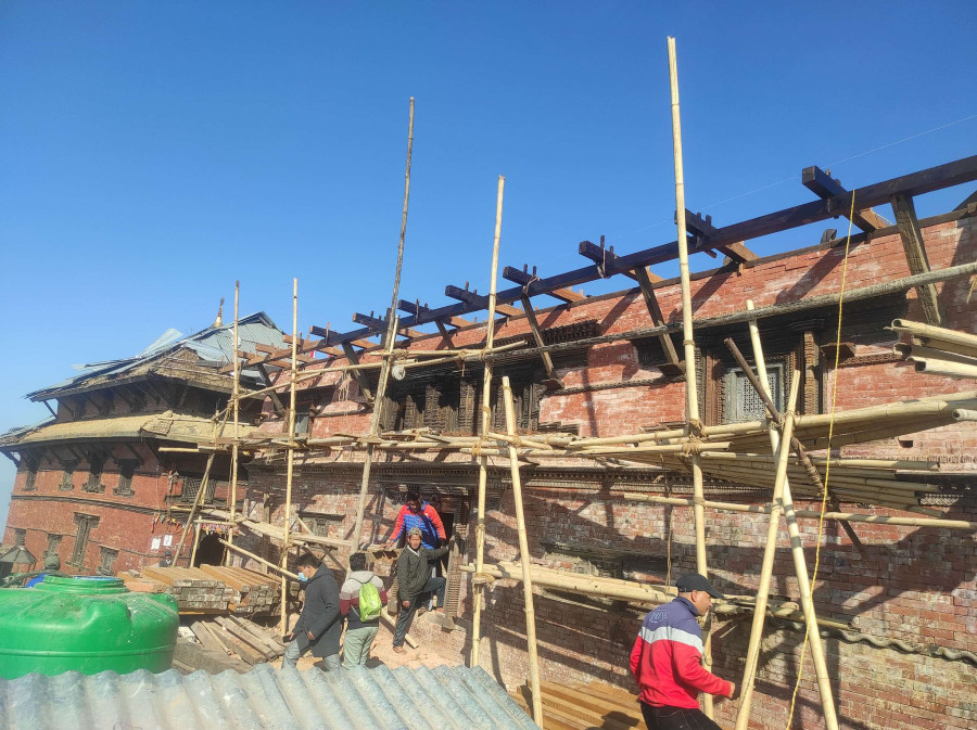 Contractor misses deadline of Gorkha Durbar reconstruction for the second time